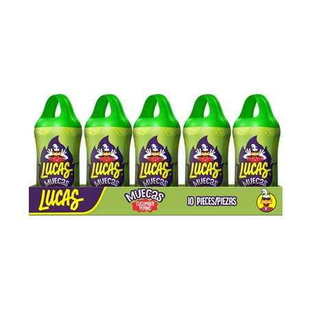 Lucas Muecas Cucumber Candy  0.88 oz  10 Pack