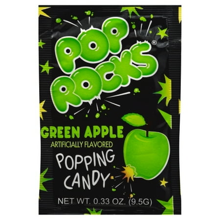 Pop Rocks Halloween Pouch Green Apple - 0.33oz