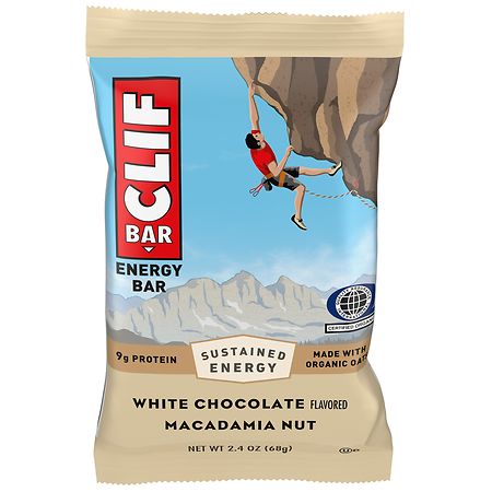 WHITE CHOCOLATE MACADAMIA NUT ENERGY BAR, WHITE CHOCOLATE MACADAMIA NUT