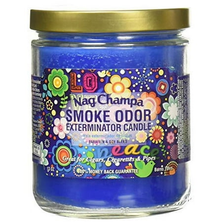 Smoke Odor Exterminator Nag Champa 13 Oz Jar Candle  13 Ounce