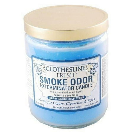 Smoke Odor Exterminator 13oz Jar Candle  Clothesline Fresh