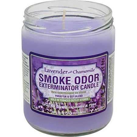 Smoke Odor Exterminator 13oz Jar Candle  Lavender Chamomile