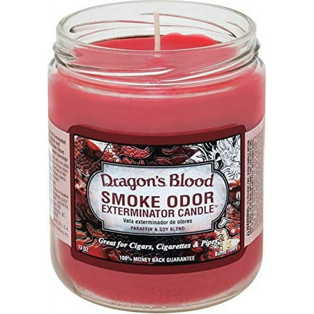 Smoke Odor Exterminator 13oz Jar Candle  Dragon s Blood  13 oz