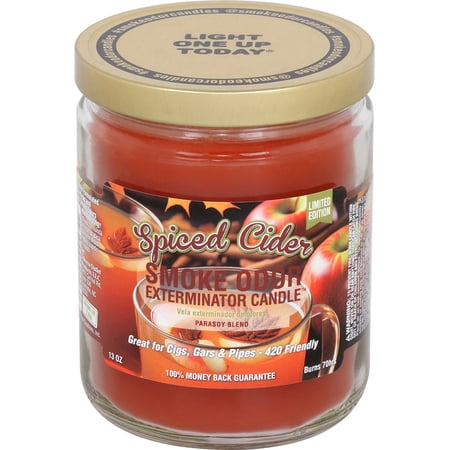 Smoke Odor Exterminator Candle 13oz jar  Spiced Cider Limited Edition