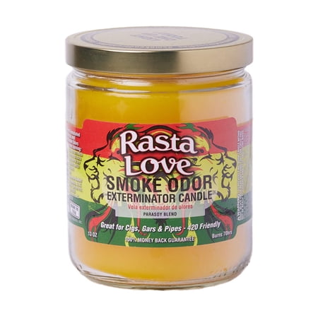 Smoke Odor Exterminator 13oz Jar Candle  Rasta Love (1)  13 oz