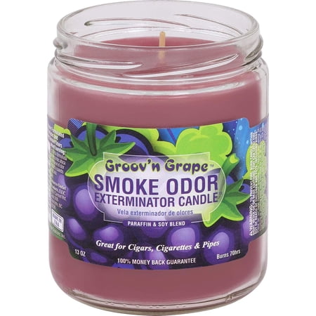 Smoke Odor Exterminator 13oz jar candle  Groov n Grape LIMITED EDITION