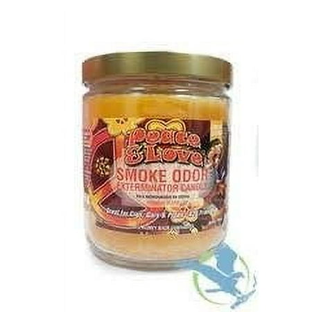Smoke Odor Exterminator 13 oz Jar Candles Peace Love