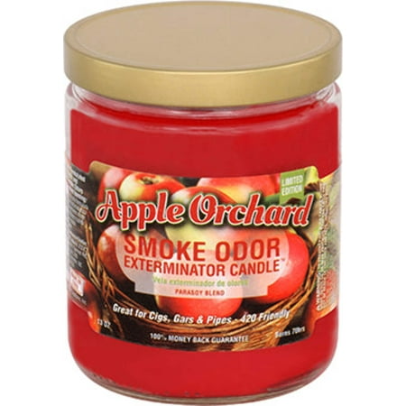Smoke Odor Exterminator 13 oz Jar Candle Apple Orchard