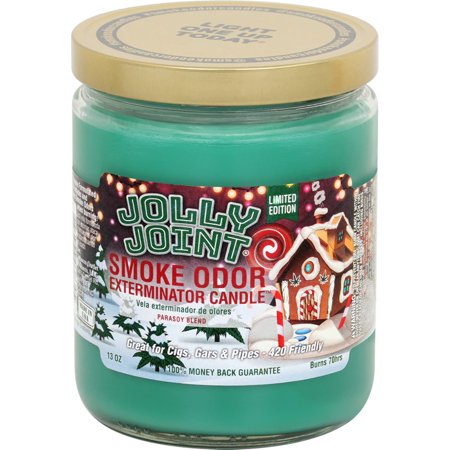 Smoke Odor Exterminator 13oz jar candle  Limited Edition Jolly Joint