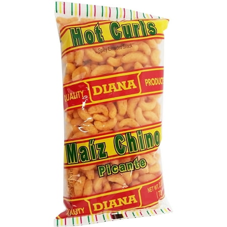Prodiana Hot Curl Snack 2.53 oz - Maiz Chino Picante (Pack of 1)