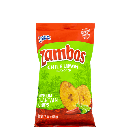 Zambos Picositas Plantain Chips 2.5 oz (Pack of 6)
