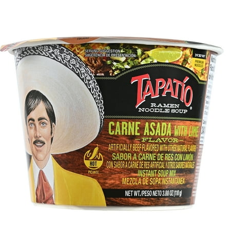 Tapatio Spicy Carne Asada Flavor Ramen Bowl  3.8oz