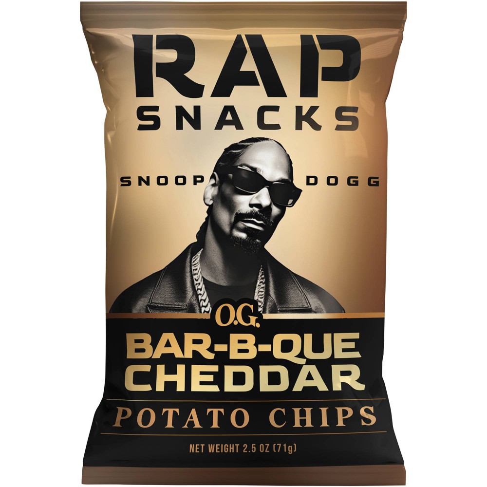 Rap Snacks Cheddar Barbeque Potato Chips - Snoop Dogg – 2.5oz