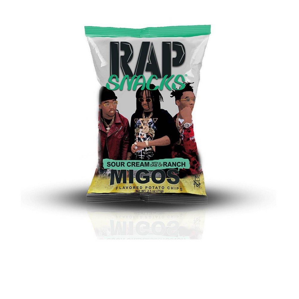 Rap Snacks Sour Cream with Ranch Potato Chips - Migos – 2.5oz