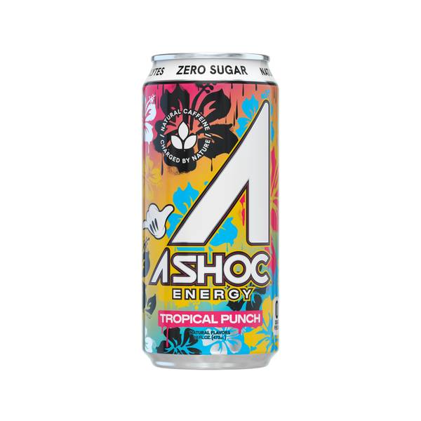 ASHOC Energy Tropical Punch 16oz Can