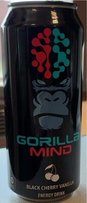 Gorilla Mind Energy Black Cherry Vanilla 16oz Can