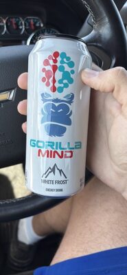 Gorilla Mind Energy Arctic White 16oz Can