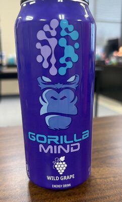 Gorilla Mind Energy Wild Grape 16oz Can