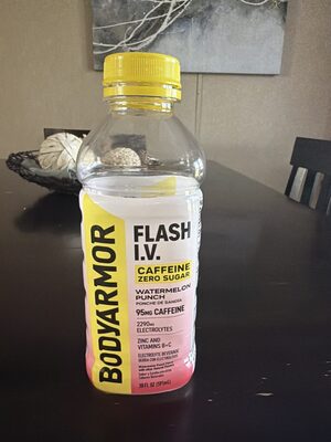 BODYARMOR Flash IV Zero Sugar Watermelon Punch 20oz