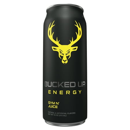 Bucked Up Energy Gym N' Juice 16oz Can