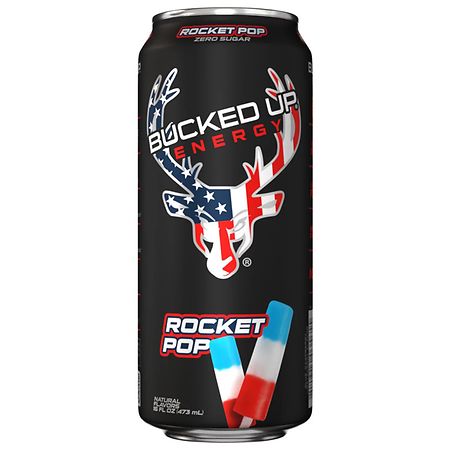 Bucked Up Energy Rocket Pop 16oz Can