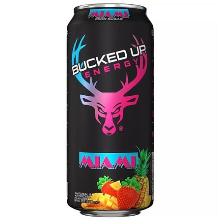Bucked Up Energy Miami 16oz Can