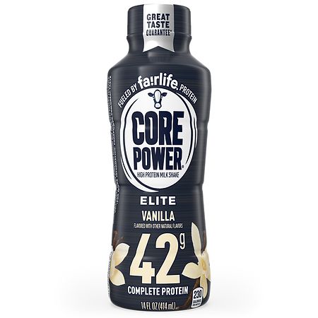 Fairlife Core Power Elite 42g Protein Vanilla Milk Shake 14oz