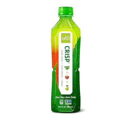 Aloe Crisp Aloe Vera Juice Drink Aloe Vera + Fuji Apple + Pear 16.9oz