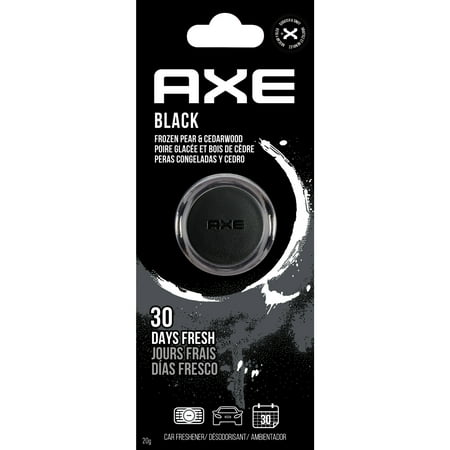 Axe Mini Vent Clip Car Air Freshener (Black Scent  1 Pack)