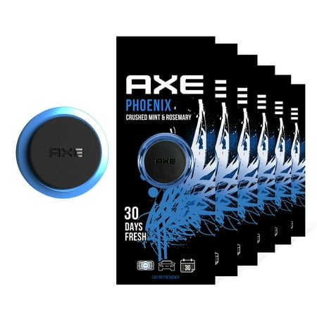 Axe Mini Vent Clip Car Air Freshener (Phoenix Scent  1 Pack)
