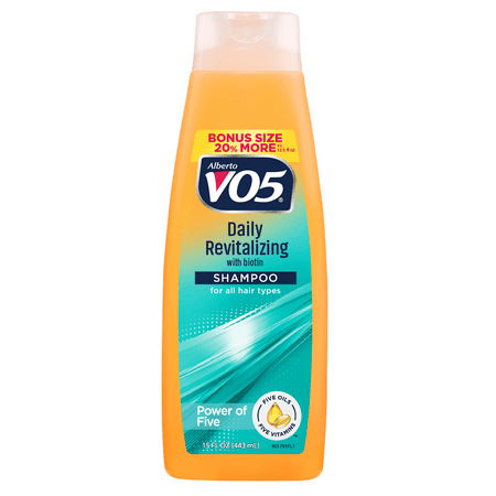 Alberto VO5 Daily Revitalizing Hair Shampoo with Biotin  for All Hair Types  15 fl oz