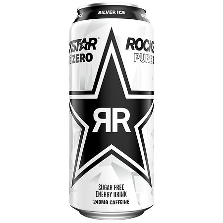 Rockstar Pure Zero Silver Ice 16oz