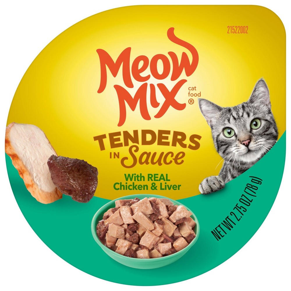 Meow Mix Tender Favorites Chicken and Liver Flavor Wet Cat Food - 2.75oz