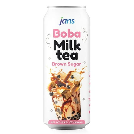 Jans Boba Milk Tea Brown Sugar 16.56oz
