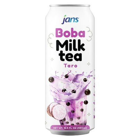 Jans Boba Milk Tea Taro 16.56oz