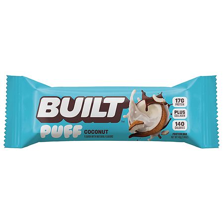 Built Bar Coconut Puff Protein Bar - 17g Protein - 1.41oz