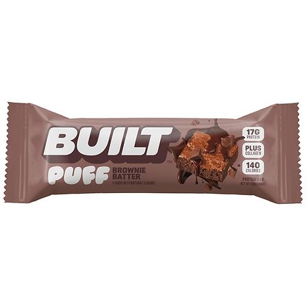 Built Bar Brownie Batter Puff Protein Bars - 17g Protein - 1.41oz