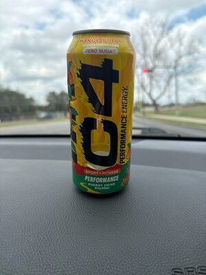 C4 Performance Energy Mango Fuego 16oz Can