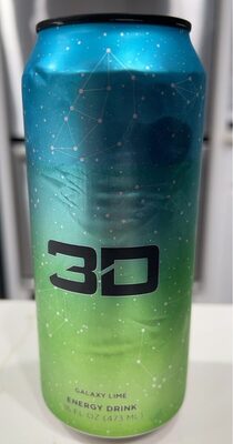3D Energy Galaxy Lime16oz Can