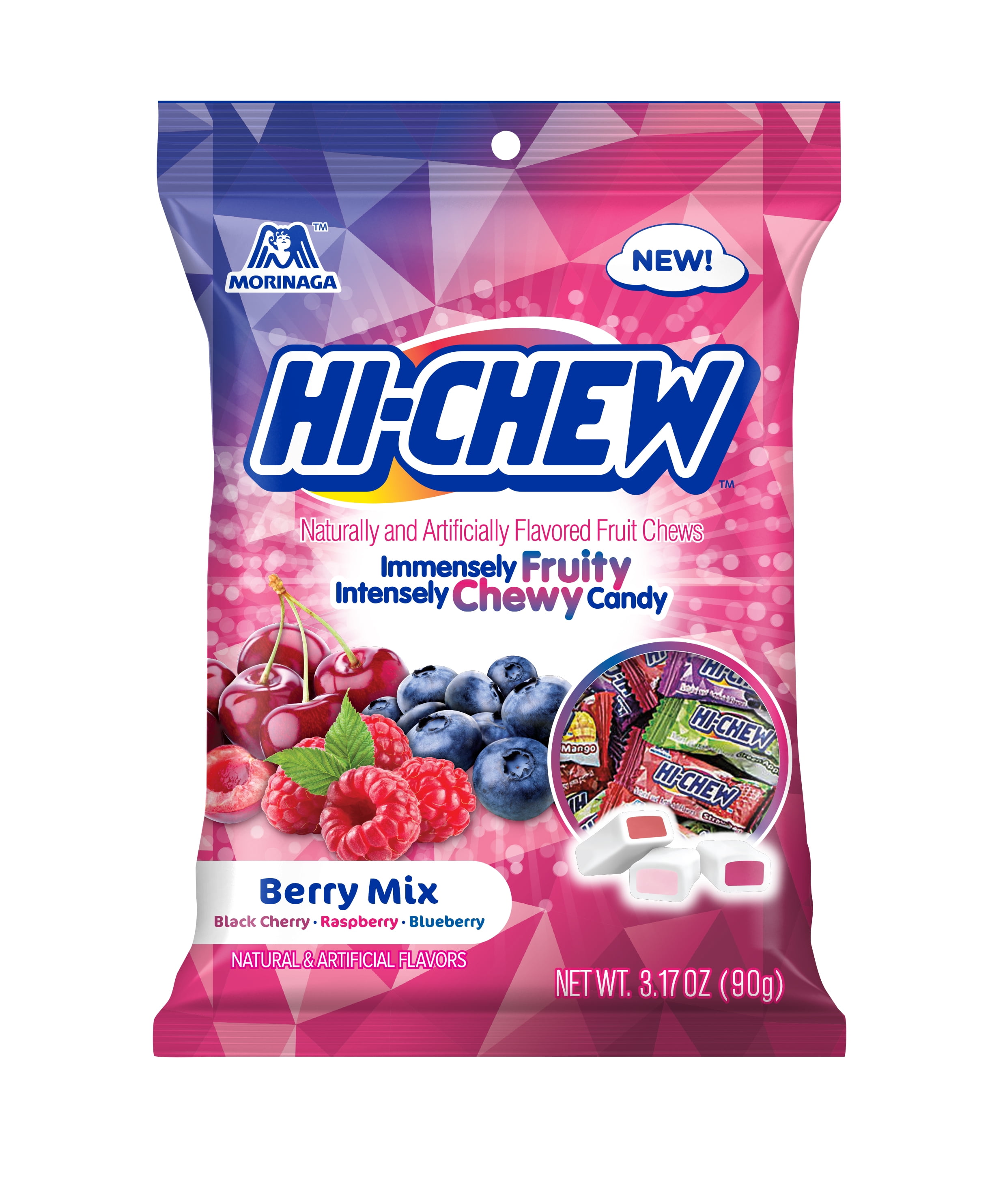 3.17oz HI-CHEW Berry Mix Peg Bag