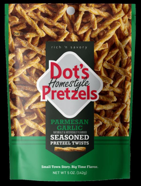 Dot s Homestyle Pretzels Parmesan Garlic Seasoned Pretzel Twists  5 oz
