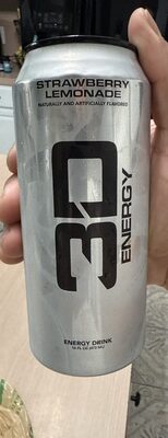 3D Energy Strawberry Lemonade 16oz Can