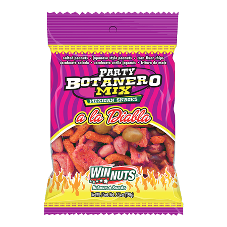 Winnuts Party Botanero Trail Mix A La Diabla / Spicy (Pack of 6)