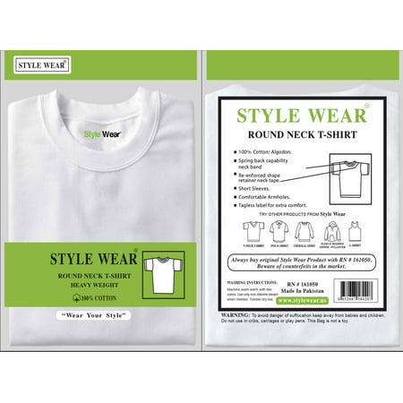 Style Wear T-Shirt  Round Neck  1XL  New