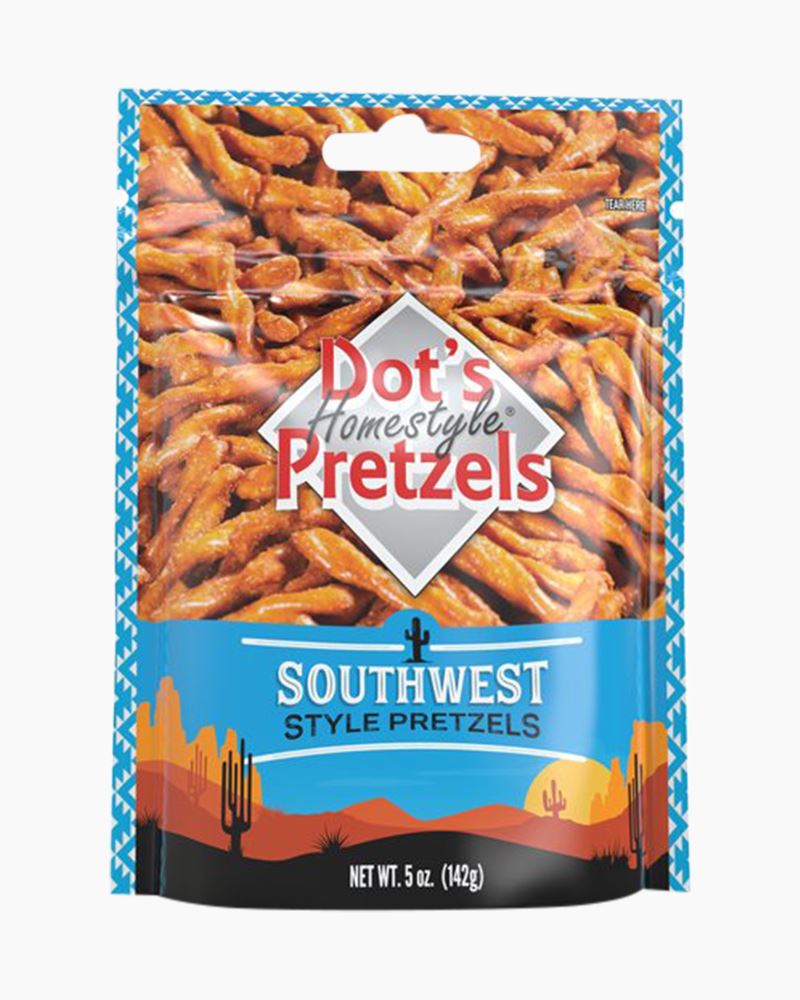 Dots Homestyle Southwest Pretzels 5 oz. Bagged