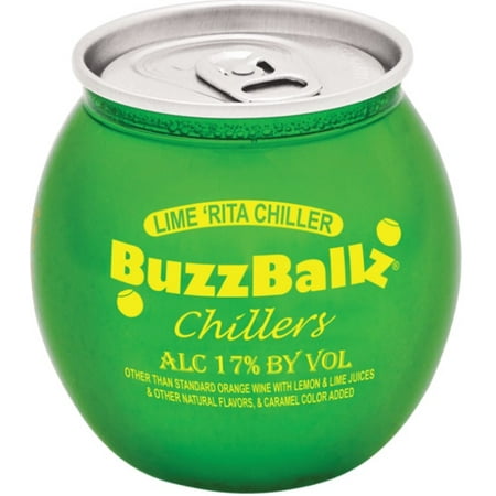 Buzzballz Chillerz Lime Rita Chiller Cocktail, 187 ml
