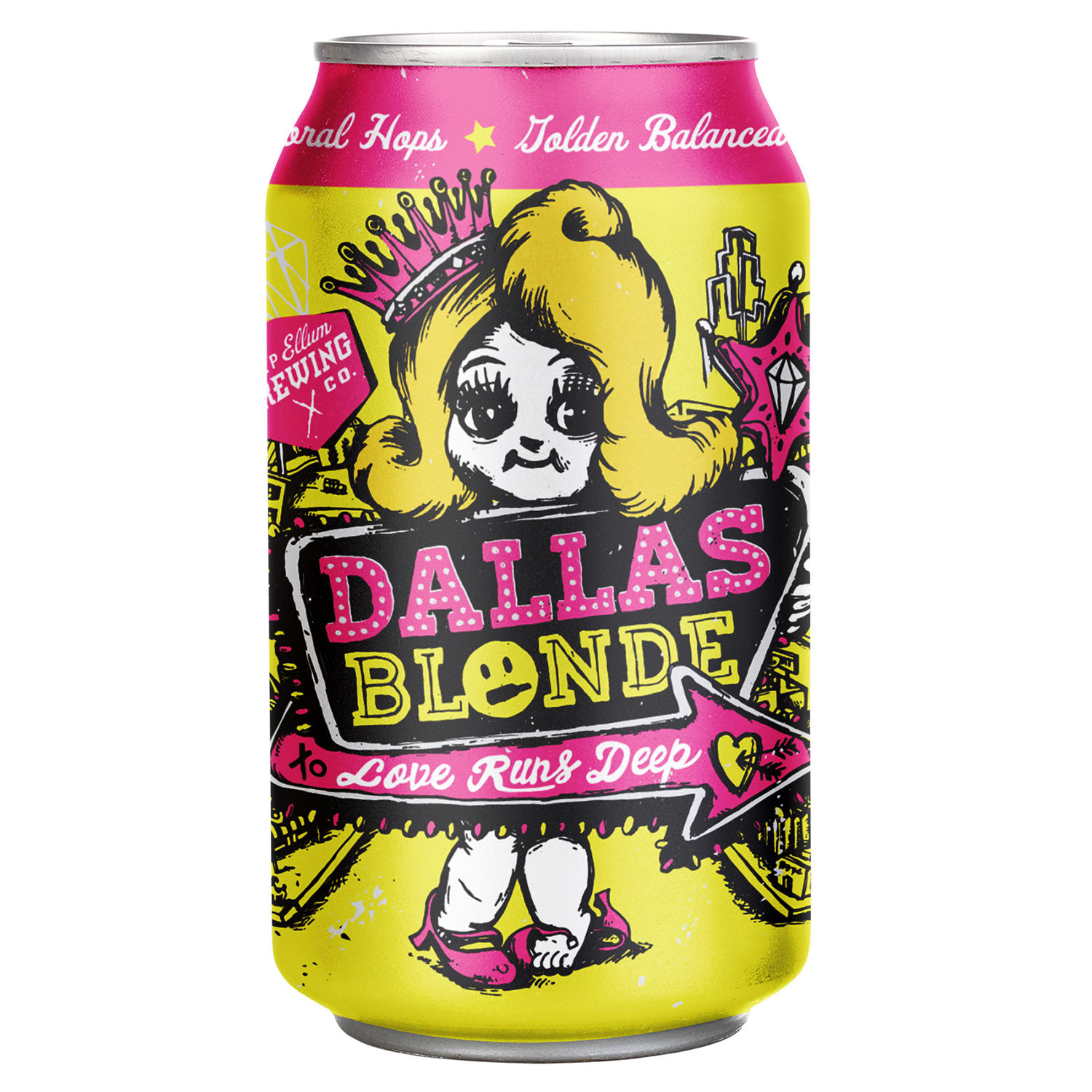 Deep Ellum Dallas Blond Beer, 6 pack, 12 fl oz