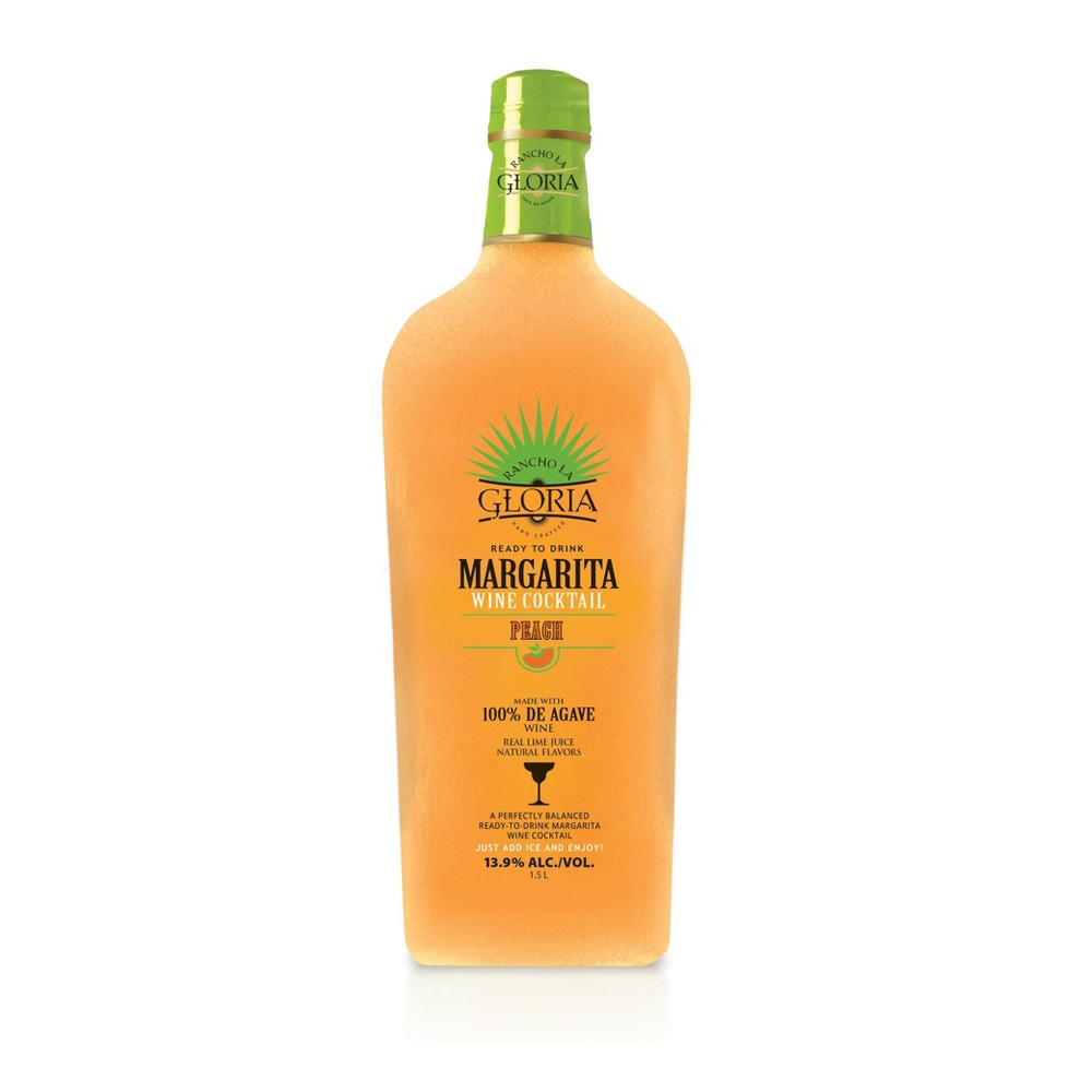 Rancho La Gloria Peach Margarita Wine Cocktail - 1.5L Bottle