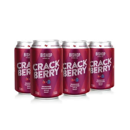 Bishop Cider Crackberry, 6 cans, 12 fl oz
