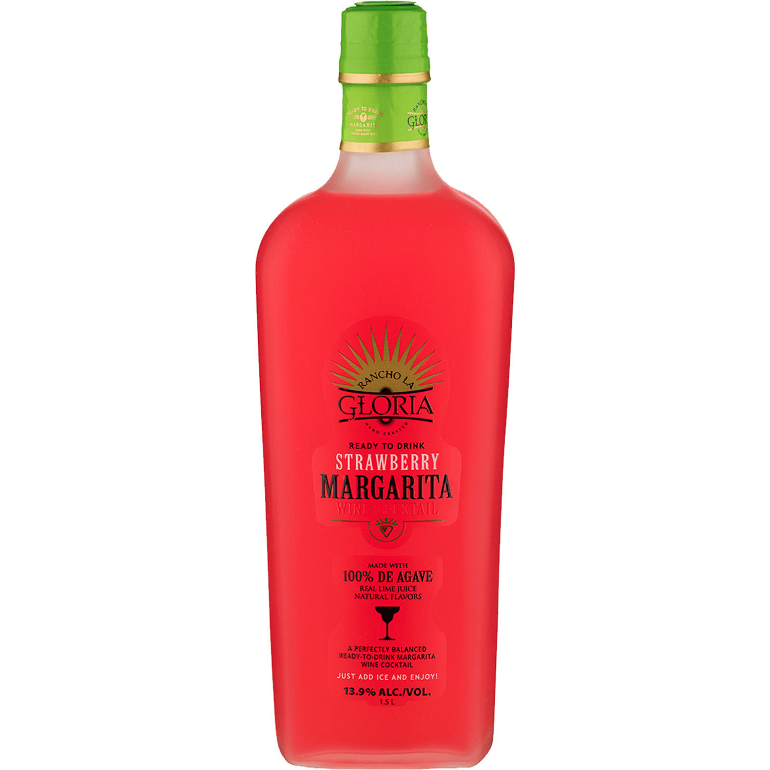 Rancho La Gloria Strawberry Margarita Wine Cocktail - 1.5L Bottle